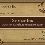 roger l boyes author xombie ink card